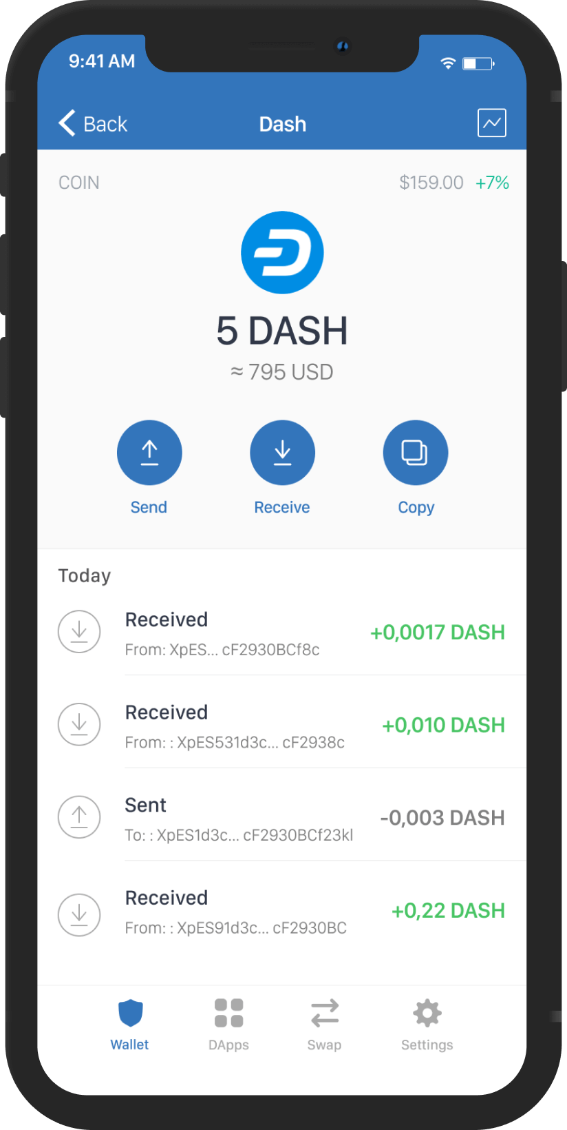 dash mockup