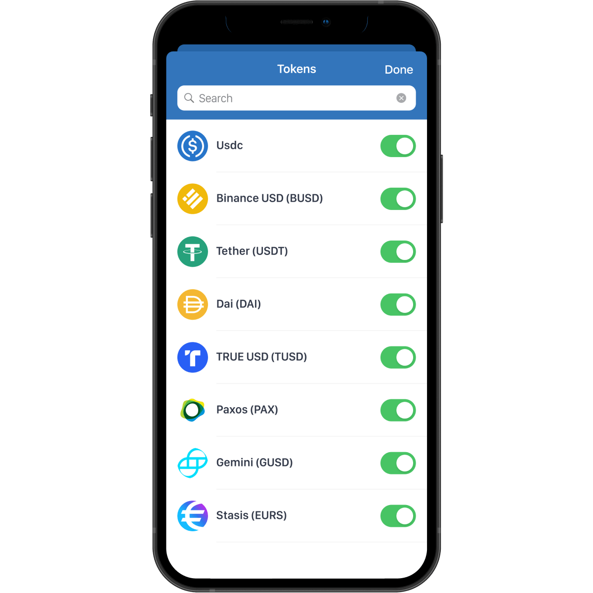 List of stablecoins you can use with Trust Wallet
